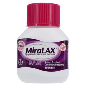 MiraLAX Laxative Powder 119gm Packet 4.0oz/Ea