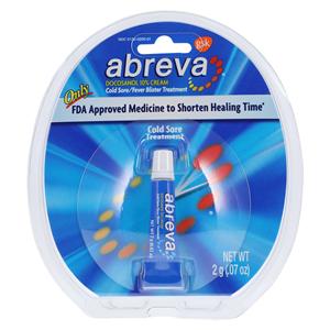 Abreva Cold Sore/Blister Cream 0.1 2gm/Ea