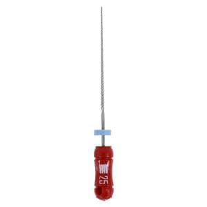 Hand K-File 25 mm Size 25 Stainless Steel Red 6/Bx