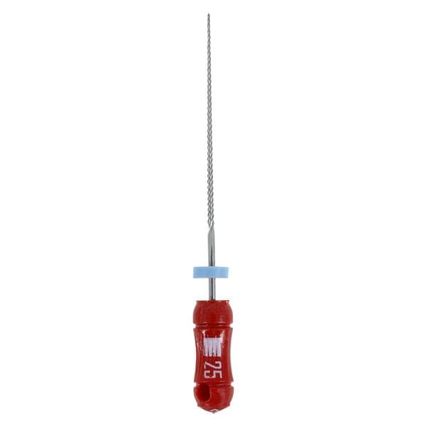 Hand K-File 25 mm Size 25 Stainless Steel Red 6/Bx