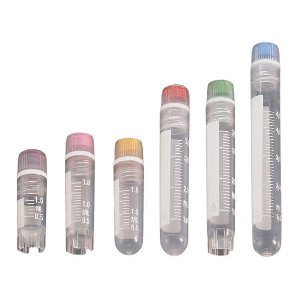 CryoVial Cryo Vial Polypropylene 4mL Internal Thread 1000/Ca