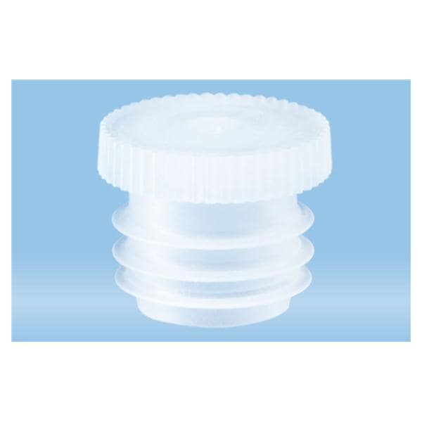 Push Tube Cap LDPE Clear 1000/Pk