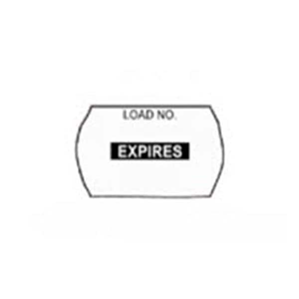 Expiration Piggyback Label Black 14/Ca