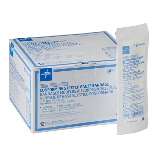 Caring Gauze Bandage Rayon Polyester Blend 4x75" 1 Ply Sterile 96/Ca