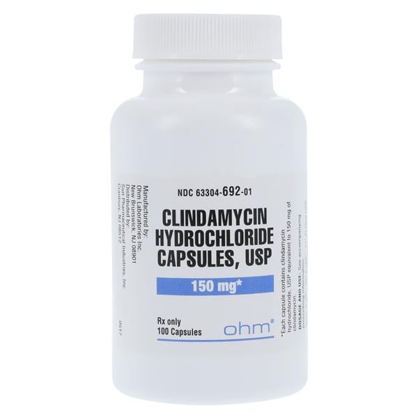 Clindamycin HCl Capsules 150mg Bottle 100/Bt