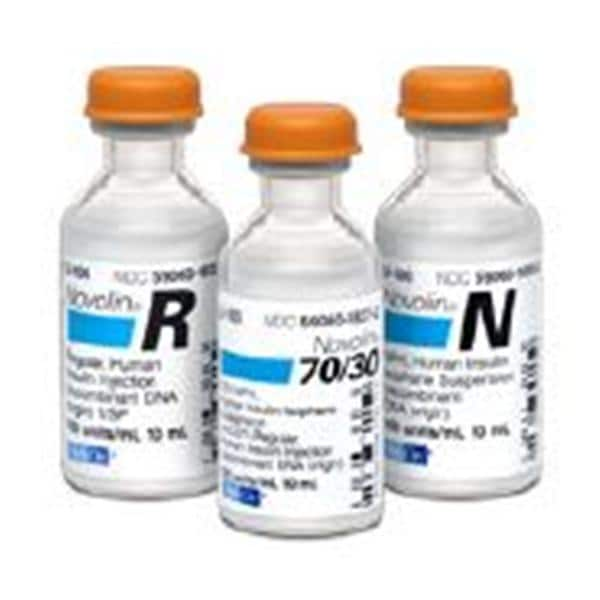 Novolin R Insulin Injection 100u/mL MDV 10mL/Vl