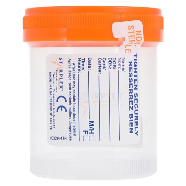 Specimen Container 90mL Non-Sterile 400/Ca