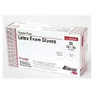 Pro Advantage Latex Exam Gloves Small White Non-Sterile