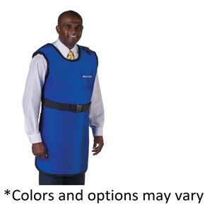 X-Ray Apron/Coat Adult Unisex Open Back 22x37" Ld/.5mm w/ Thyrd Clr/Blt Ea