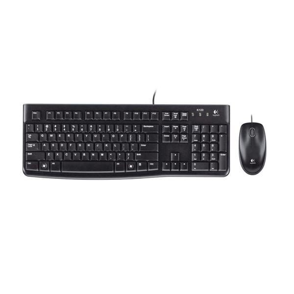 Logitech Wired Desktop Set MK120 Black Ea