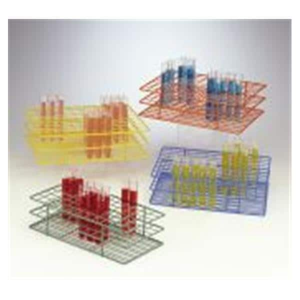 Poxygrid Test Tube Rack 10-13mm 72 Place Green Ea