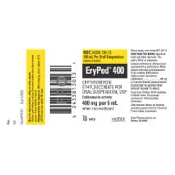 Erythromycin Ethylsuccinate Tablets 400mg Bottle 100/Bt