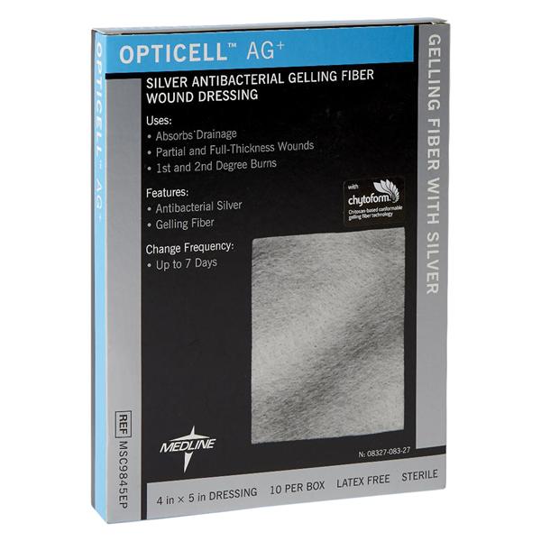 Opticell AG+ Gelling Fiber Dressing 4x5