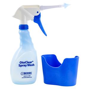 OtoClear Spray Wash Bottle 500mL w/5 Tips/Basin 500mL Ea