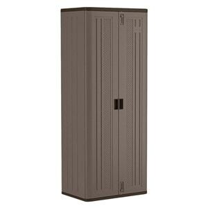 Commercial Storage Cabinet 2 Door Resin Platinum/Slate Ea