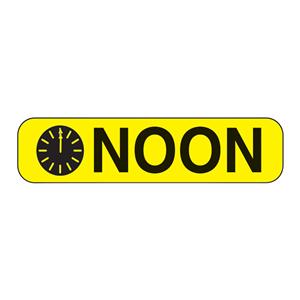 Label Noon 1-5/8"x3/8" 1000/Pk