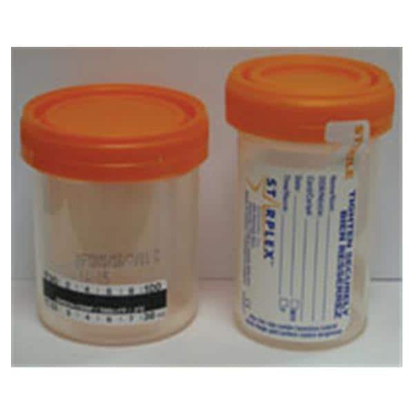 Specimen Container 90mL Sterile 400/Ca