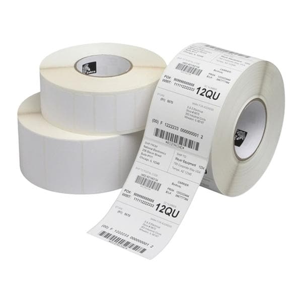 Zebra Label Paper 2.25x1.25in Direct Thermal Zebra Z-Select 4000D 1/Rl