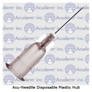 AcuNeedle Hypodermic Needle 33gx1/2" Conventional 100/Bx, 1 BX/CA