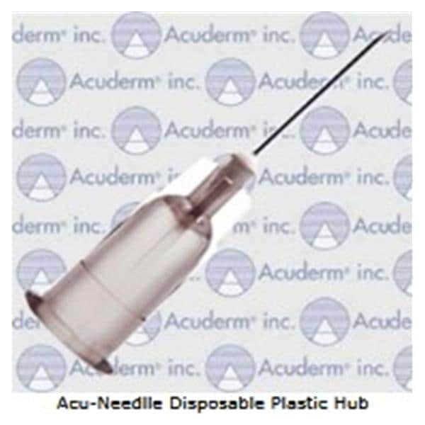 AcuNeedle Hypodermic Needle 33gx1/2" Conventional 100/Bx, 1 BX/CA