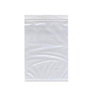 Storage Bag 13x18" Clear Zip Closure 4mil 500/Case