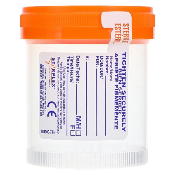 Leakbuster Specimen Container 90mL Polypropylene Sterile 400/Ca