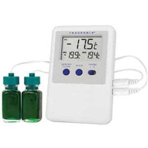 Traceable Ultra Refrigerator/Freezer Thermometer ABS Plastic -50 to 70°C Ea