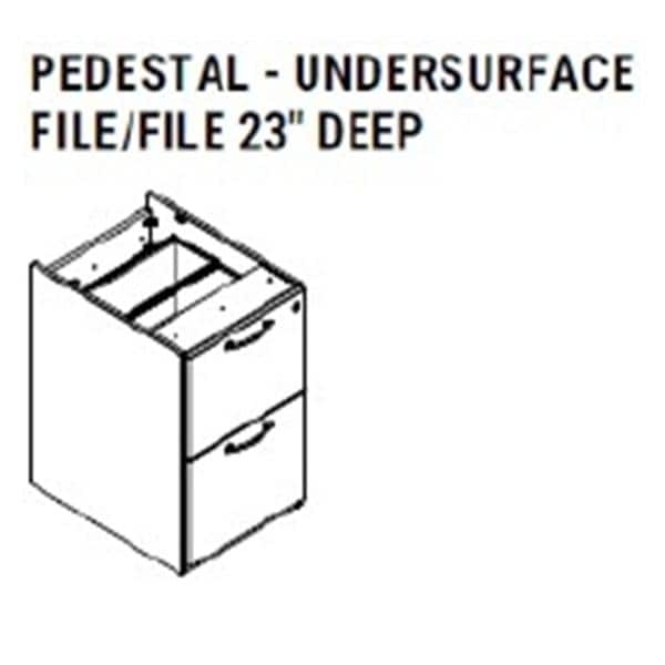 Undersurface File Cabinet 23 in x 15 in Ea