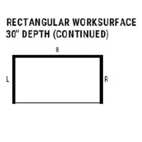 Rectangular Desk 30x66" Ea Ea