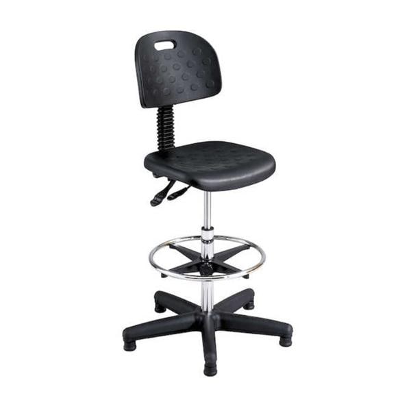 Soft Tough Exam Stool Black 250lb Capacity