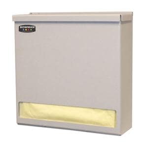 Protective Wear Gown Dispenser ABS Plastic Quartz Beige Ea