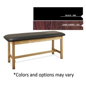 Classic Series Straight Line Treatment Table Black 400lb Capacity