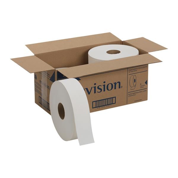 Rollsvr Toilet Tissue White 2 Ply 6/Ca