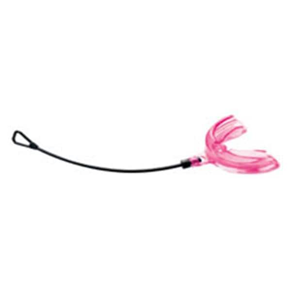 Mouth Guard Strapped Pink Youth For Braces Ea