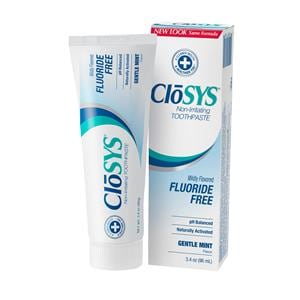 CloSYS Toothpaste 3.4 oz Without Fluoride Ea, 24 EA/CA