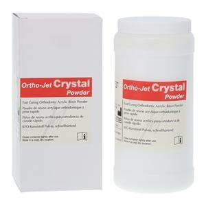 Ortho-Jet Crystal Orthodontic Resin Acrylic Self Cure Clear Powder 454Gm/Bt