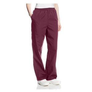 Scrub Pant 65% Polyester / 35% Cotton Poplin 2 Pockets X-Large Wine Ea