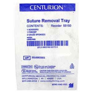 Suture Removal Tray, 50 EA/CA