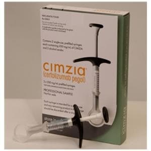 Cimzia Injection 200mg/1mL Prefilled Syringe 1mL 2/Pk