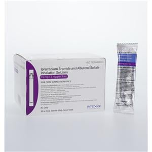 Ipratropium/Albuterol Bromide Inhalation Solution 0.5/3mg Ampule...