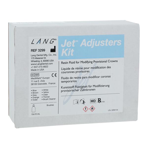 Jet Adjusters Denture Resin Translucent Assorted 10 ml Each Ea