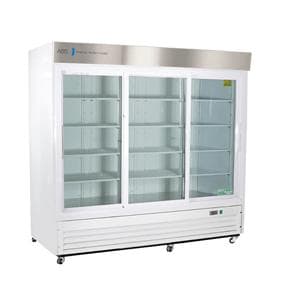 Standard Laboratory Refrigerator 69 Cu Ft 3 Glass Doors 1 to 10C Ea