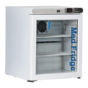 Premier MedFridge Laboratory Refrigerator 1 Cu Ft Glass Door 2 to 8C Ea