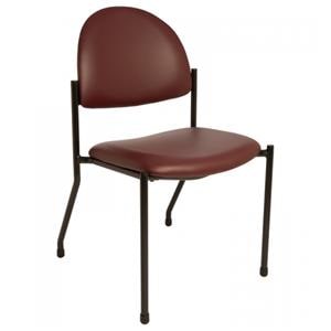 Side Chair Custom Steel Frame Graphite With Backrest Ea