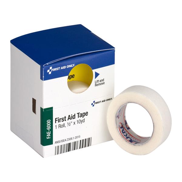 First Aid Only First Aid Tape Cloth .5"x10yd White 1/Rl