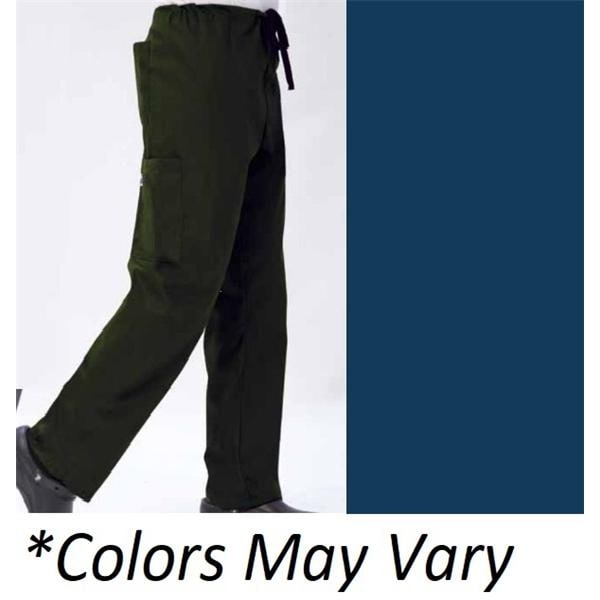 Fashion Seal Scrub Pant No Pockets Large Navy Unisex Ea