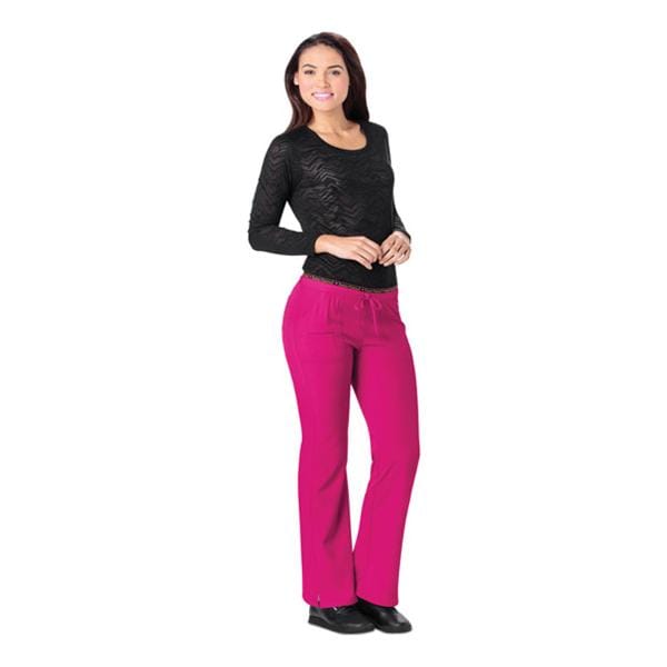 HeartSoul Scrub Pant 4 Pockets X-Small Wine Womens Ea