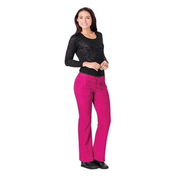 HeartSoul Scrub Pant 4 Pockets 2X Large Black Womens Ea