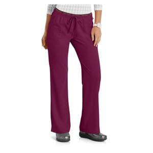 HeartSoul Scrub Pant 4 Pockets 2X Large Wine Womens Ea