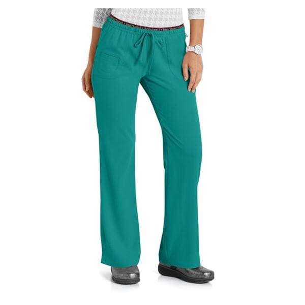 HeartSoul Scrub Pant 4 Pockets Large Teal Womens Ea